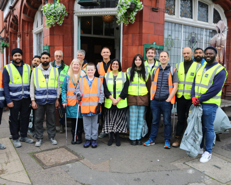 Shabana with Friends of Bradford Street.