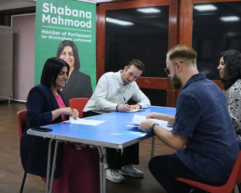 Shabana invited specialist organisations to her Advice Centre.