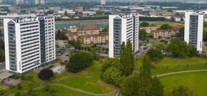 Medway Tower, Severn Tower, and Thames Towers have been affected.