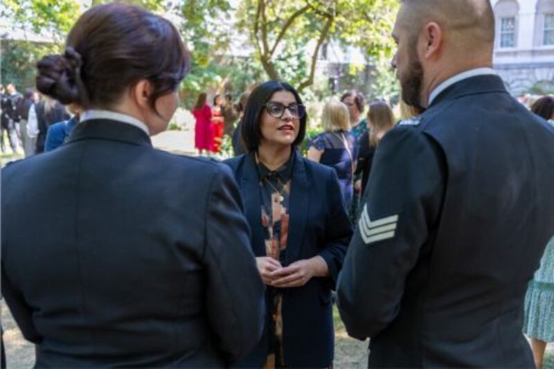 Shabana at the reception in Downing Street.